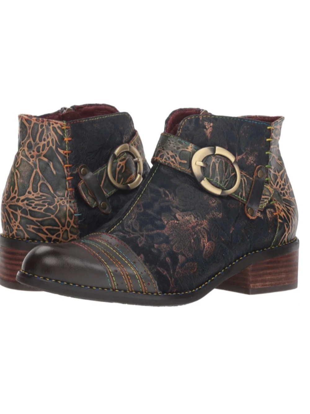 L'Artiste by Spring Step Womens Georgiana Leather Ankle Boot NEW